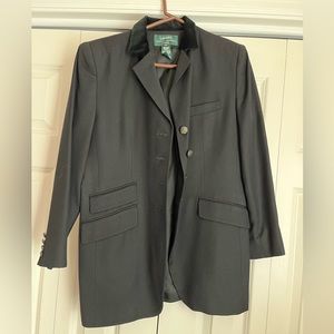Ralph Lauren, black riding jacket